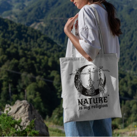 Tote Bag Sorcière nature