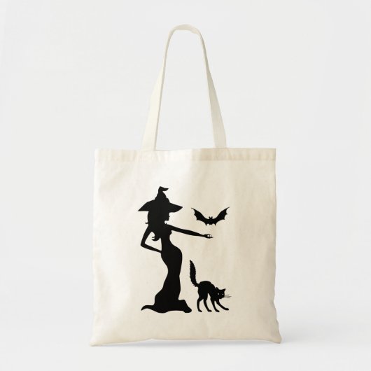 Tote Bag Sorcière noire (Devant)