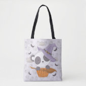 Tote Bag Sorcière Panda sorcière violette Casquette Ghosts  (Devant)