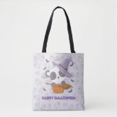 Tote Bag Sorcière Panda sorcière violette Casquette Ghosts  (Devant)