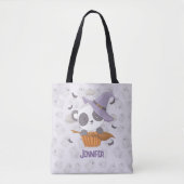 Tote Bag Sorcière Panda sorcière violette Casquette Ghosts  (Devant)