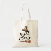 Tote Bag Sorcière s'il vous plaît Halloween (Devant)