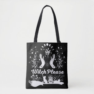 Tote Bag Sorcière S'Il Vous Plaît : Sassy Sorcery Design