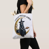 Tote Bag Sorcière sur la Lune (De près)