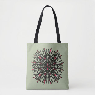 Tote Bag Sorcière verte déplaisante nature amoureux art psy