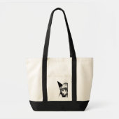 Tote Bag Sorcière vintage (Devant)