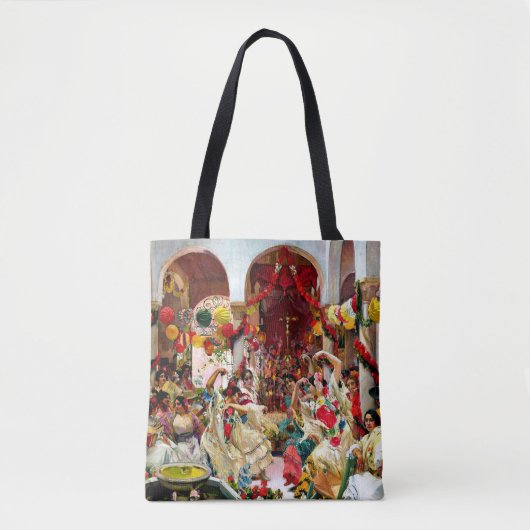 Tote Bag Sorolla peinture - Séville, la Danse (Devant)