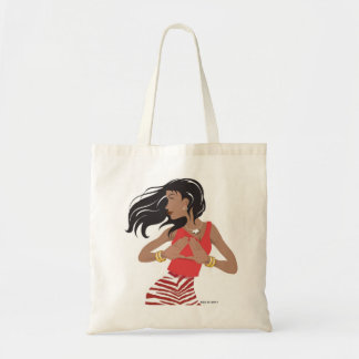 Tote Bag Sororité rouge et blanche (Theta)
