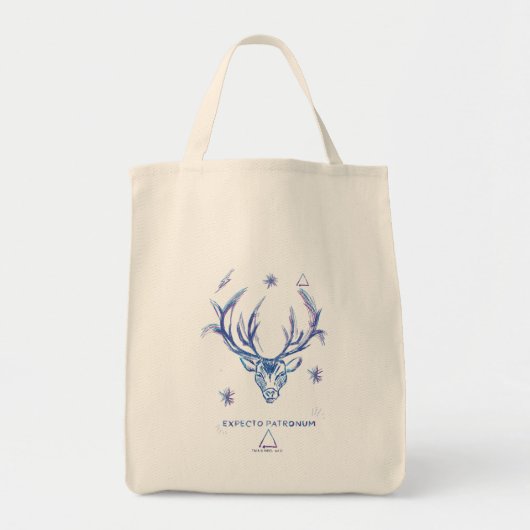 Tote Bag Sort Harry Potter | EXPECTO PATRONUM™ Cerf Esquiss (Devant)