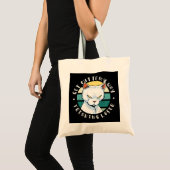 Tote Bag Sortez de mon chemin freaking loser, Moody Cat Inv (Devant (produit))