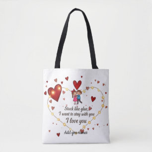 Tote Bag Sortilège d'amour romantique mignon