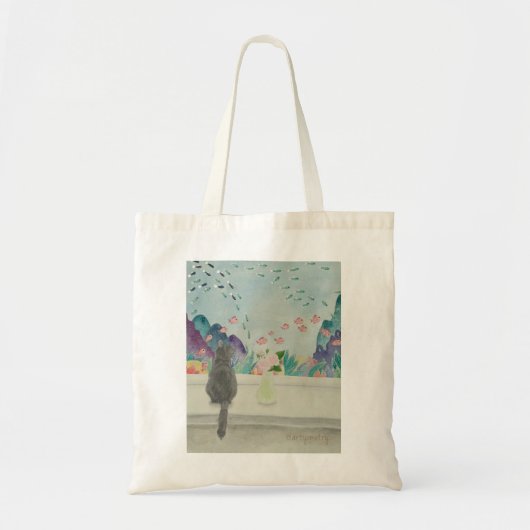 Tote Bag Sortir de la fenêtre (Devant)