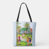 Tote Bag Sortir et lire l'impression (Dos)