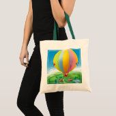 Tote Bag Soufflement dans le vent (Devant (produit))