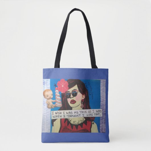 Tote Bag Souhait de l'emballage I j'étais aussi légèrement (Devant)