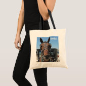 Tote Bag Sourire amish de cheval ! (Devant (produit))