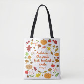 Tote Bag Sourire d'automne (Devant)