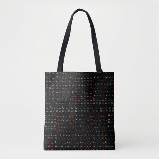 Tote Bag Sourires colorés (Devant)
