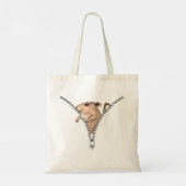 Tote Bag Souris à fermeture éclair (Dos)