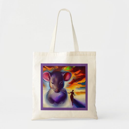 Tote Bag Souris animal Spirit 2 (Devant)