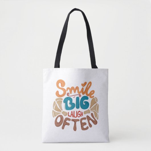 Tote Bag Souris Big Laugh Souvent Fourre-tout (Devant)