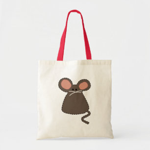 Tote Bag souris chargable de double visage