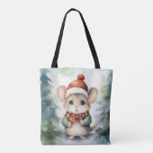 Tote Bag Souris de Noël (Dos)