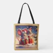 Tote Bag Souris de Noël 3 (Dos)