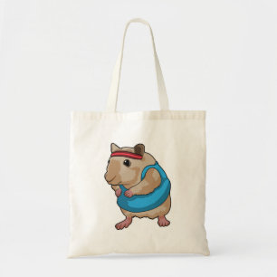 Tote Bag Souris en tant que coureur avec bandeau