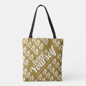 Tote Bag Souris en toi-même, feuille blanche (Dos)