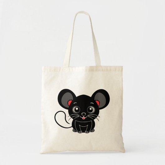 Tote Bag Souris Mignonne (Devant)