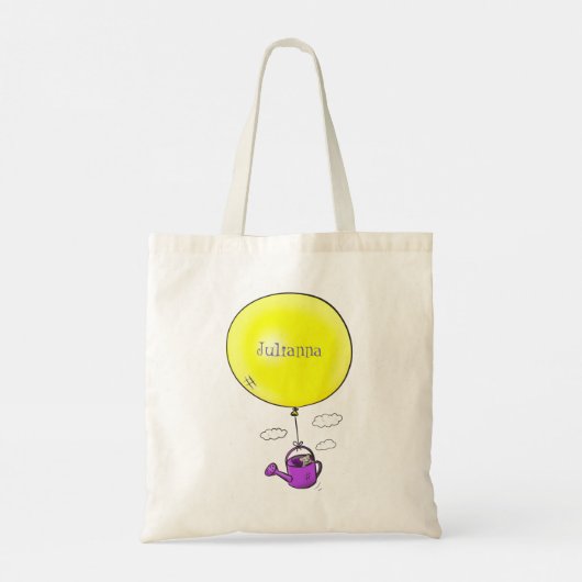 Tote Bag Souris mignonne dans la canette d'arrosage avec de (Dos)