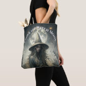 Tote Bag Sous la lune des sorcières - Sorcière gothique (De près)