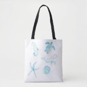 Tote Bag Sous la mer (Devant)
