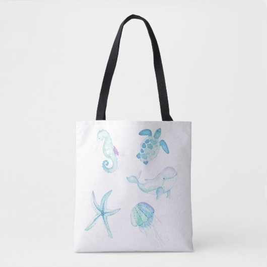 Tote Bag Sous la mer (Devant)