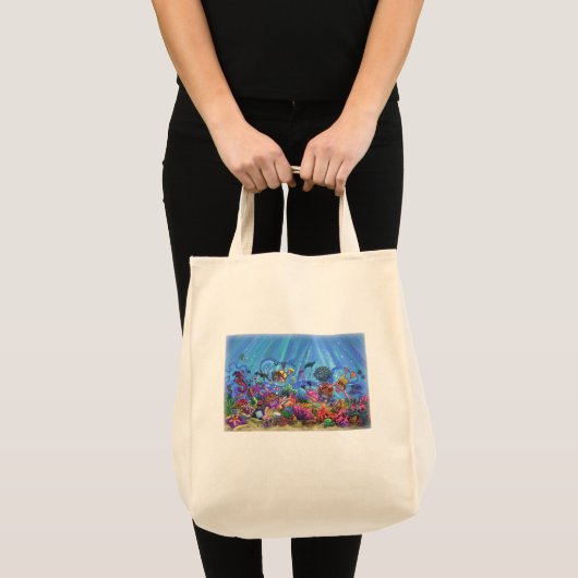 Tote Bag Sous la mer (Devant (produit))