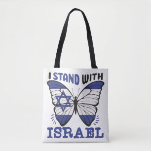 Tote Bag Soutenez Israël - Je Suis Avec Israël