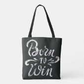 Tote Bag Soutenu pour gagner (Dos)