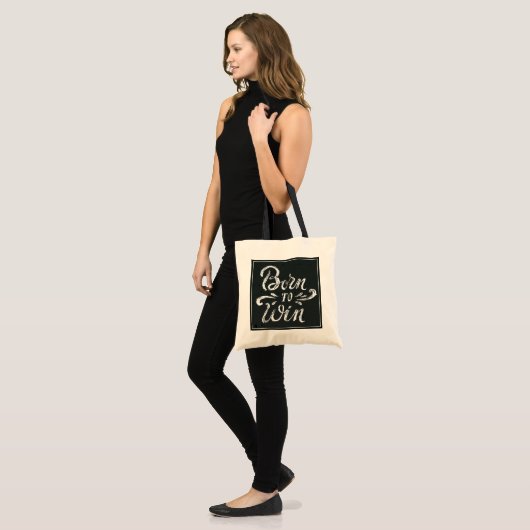 Tote Bag Soutenu pour gagner (Devant (modèle))