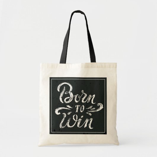 Tote Bag Soutenu pour gagner (Devant)