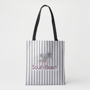 Tote Bag South Beach Miami, FL, Tropical, Cool