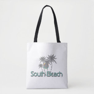 Tote Bag South Beach Miami, FL, Tropical, Cool