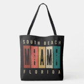 Tote Bag South Beach Miami Floride (Dos)