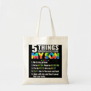 Tote Bag Soutien de la sensibilisation sur l'autisme Autism