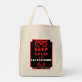 Tote Bag Soutien Et Sensibilisation À Keratoconus (Dos)