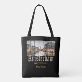 Tote Bag Souvenir d'Amsterdam Netherlands (Dos)