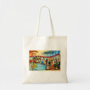 Tote Bag Souvenir de Vintage voyage de Boston #2 le