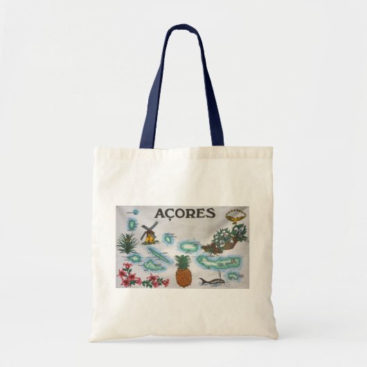 Tote Bag Souvenir des Açores (Devant)