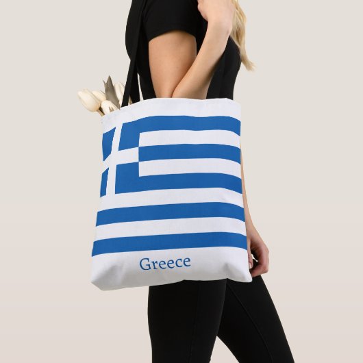 Tote Bag Souvenir drapeau de la Grèce (De près)