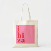 Tote Bag Souvenir élégant d'Ibiza Espagne (Devant)